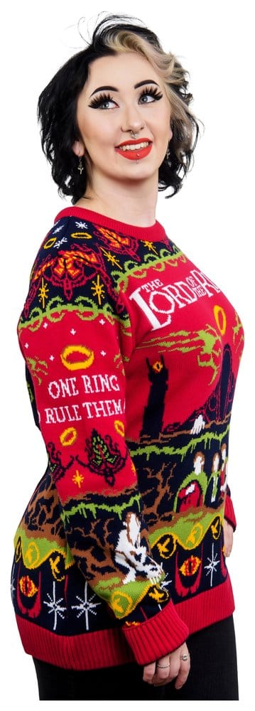 Der Herr der Ringe Christmas Pullover One Sweater To Rule Them All Größe M - Preorder - ETA: 26.10.2026