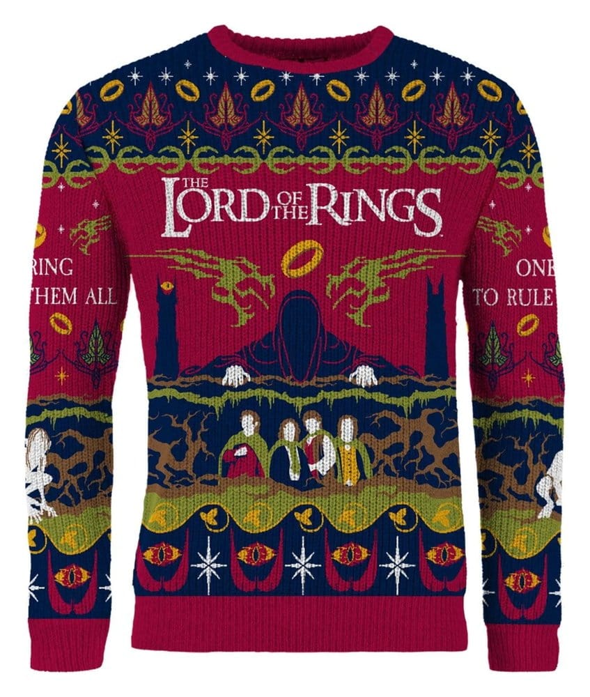Der Herr der Ringe Christmas Pullover One Sweater To Rule Them All Größe M - Preorder - ETA: 26.10.2026