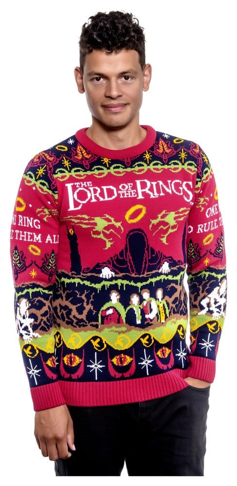 Der Herr der Ringe Christmas Pullover One Sweater To Rule Them All Größe L - Preorder - ETA: 26.10.2026