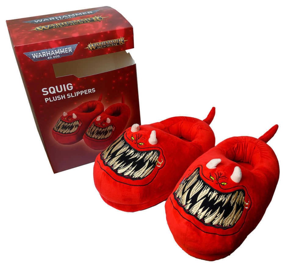 Warhammer 40,000 Hausschuhe Red Squig Slippers (One Size) - Versand: 7 Tage nach Bestellung