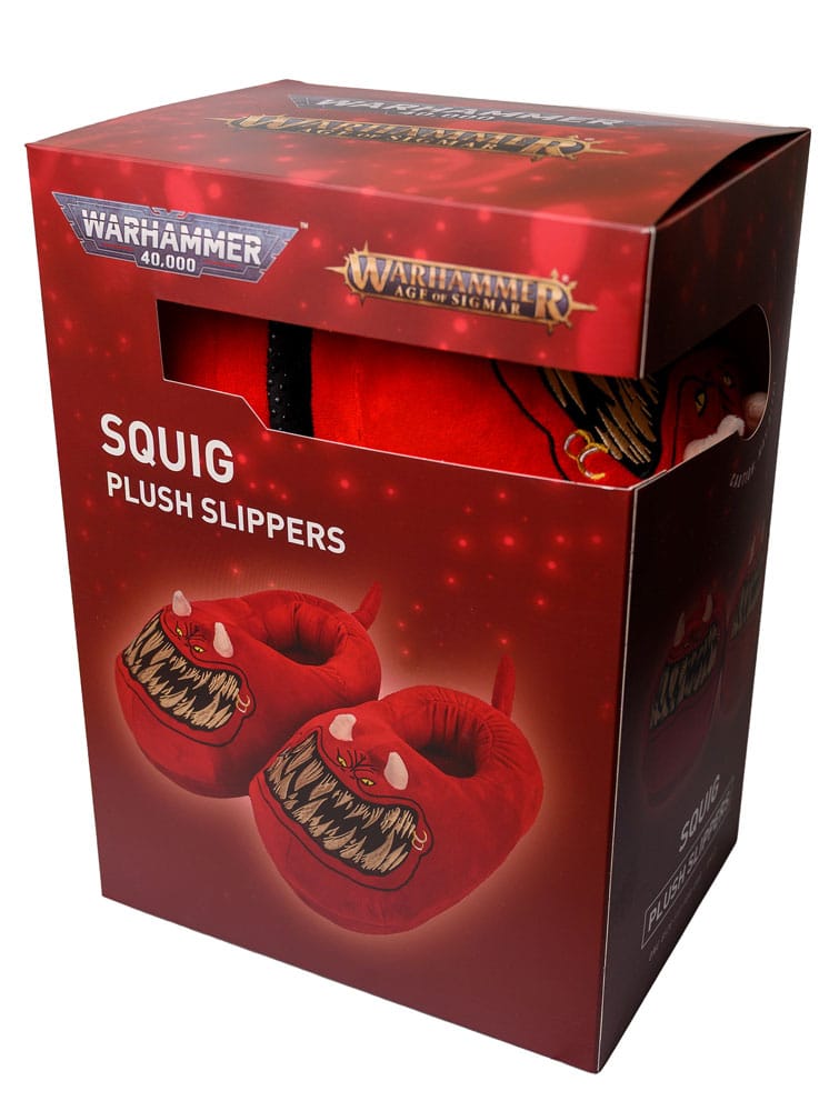 Warhammer 40,000 Hausschuhe Red Squig Slippers (One Size) - Versand: 7 Tage nach Bestellung