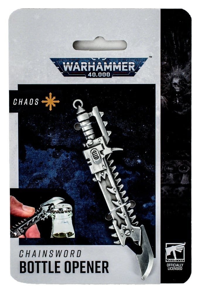 Warhammer 40,000 Flaschenöffner Chaos Chainsword - Preorder - ETA: 26.10.2026