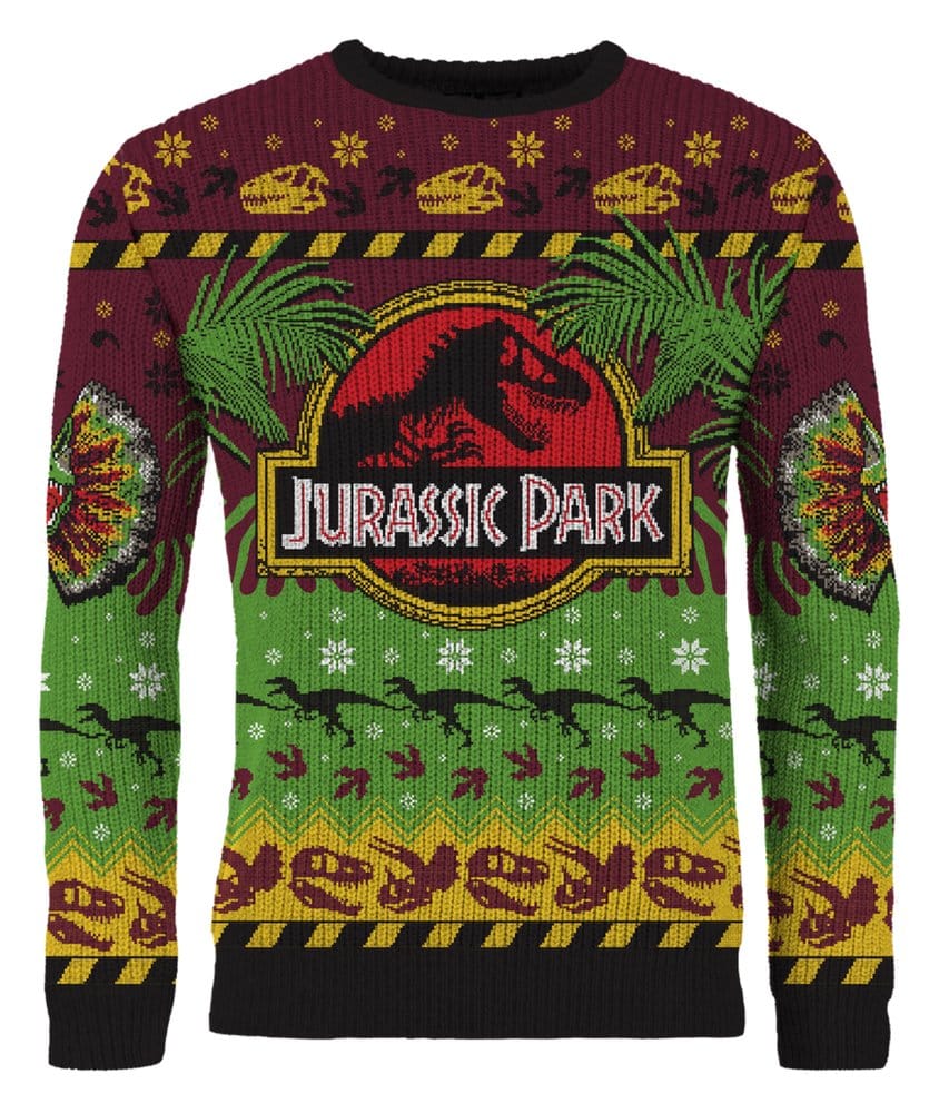 Jurassic Park Christmas Pullover Happy Rexmas Größe XXL - Preorder - ETA: 26.10.2026
