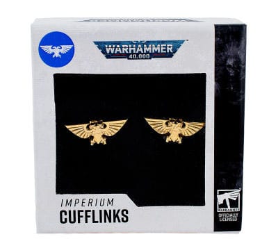 Warhammer 40,000 Manschettenknöpfe Imperium  - Preorder - ETA: 08.11.2025