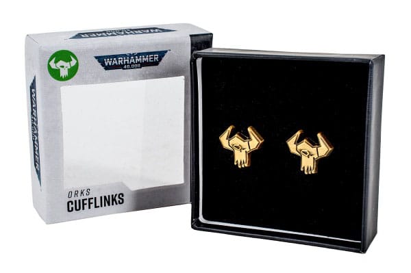 Warhammer 40,000 Manschettenknöpfe Orks  - Versand: 5-7 Tage nach Bestellung
