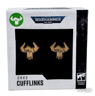 Warhammer 40,000 Manschettenknöpfe Orks  - Versand: 5-7 Tage nach Bestellung