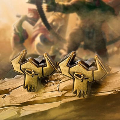 Warhammer 40,000 Manschettenknöpfe Orks  - Versand: 5-7 Tage nach Bestellung