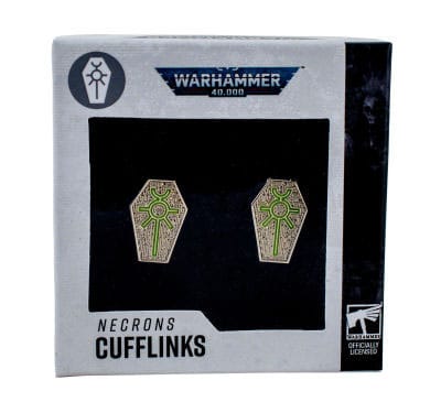 Warhammer 40,000 Manschettenknöpfe Necrons  - Versand: 5-7 Tage nach Bestellung