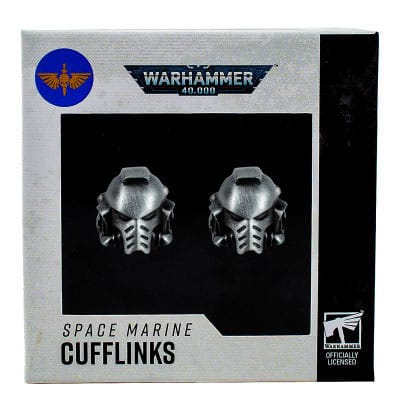 Warhammer 40,000 Manschettenknöpfe Space Marine - Preorder - ETA: 08.11.2025