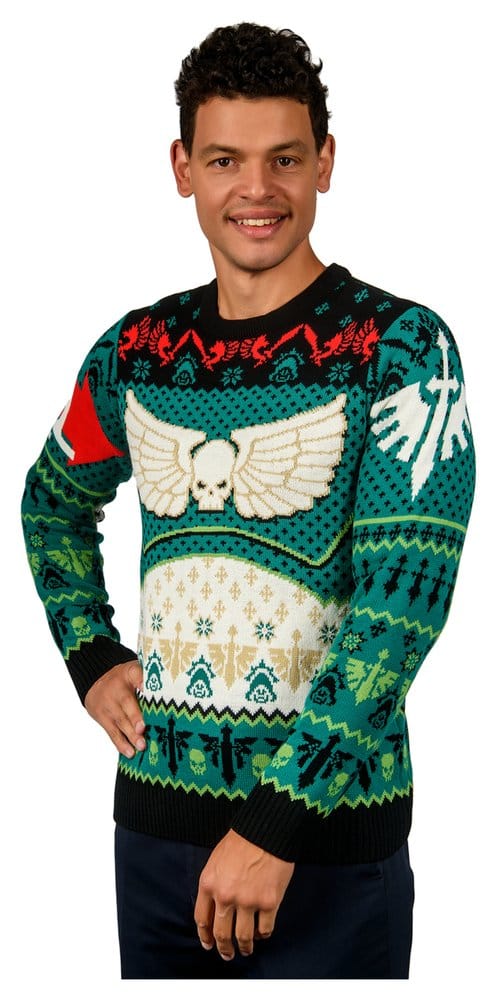 Warhammer 40,000 Christmas Pullover Dark Angels Größe XL - Preorder - ETA: 26.10.2026