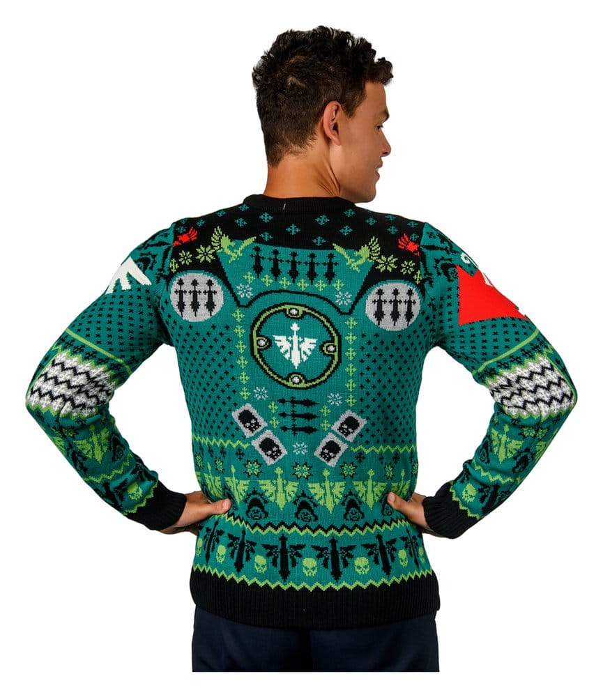 Warhammer 40,000 Christmas Pullover Dark Angels Größe XS - Preorder - ETA: 26.10.2026