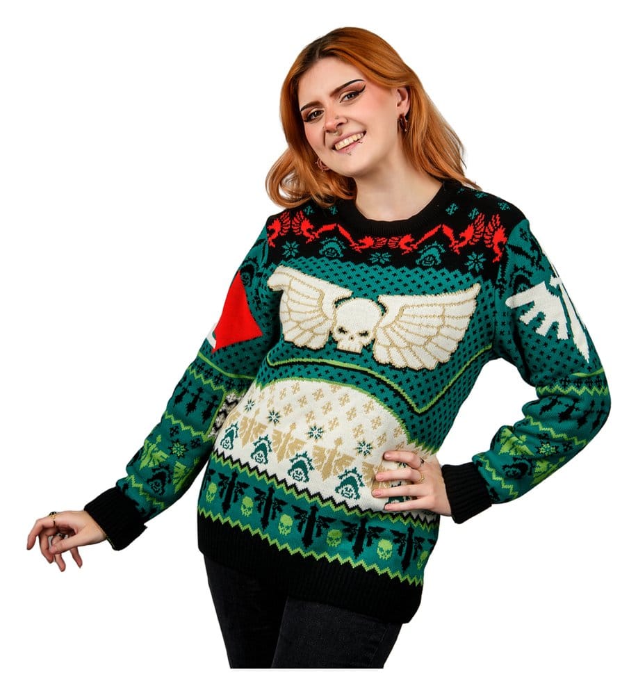 Warhammer 40,000 Christmas Pullover Dark Angels Größe XS - Preorder - ETA: 26.10.2026