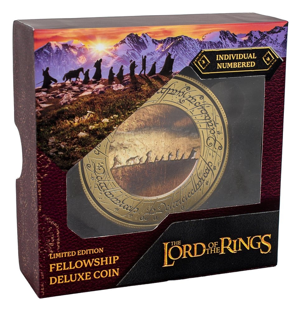 Herr der Ringe Münze mit Display-Ständer Die Gefährten - Preorder - ETA: 26.10.2026