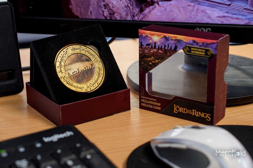 Herr der Ringe Münze mit Display-Ständer Die Gefährten - Preorder - ETA: 26.10.2026
