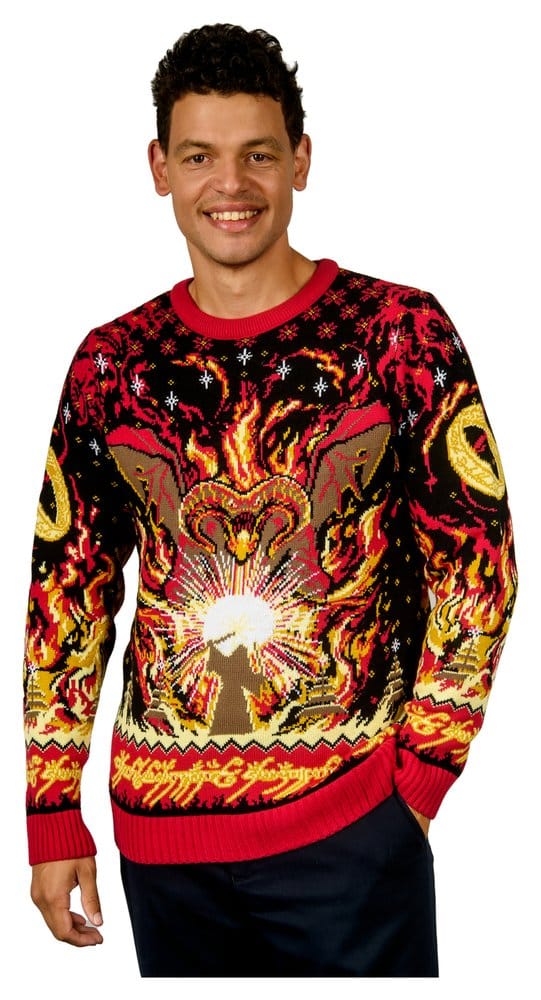 Der Herr der Ringe Christmas Pullover Balrog Größe XS - Preorder - ETA: 26.10.2026