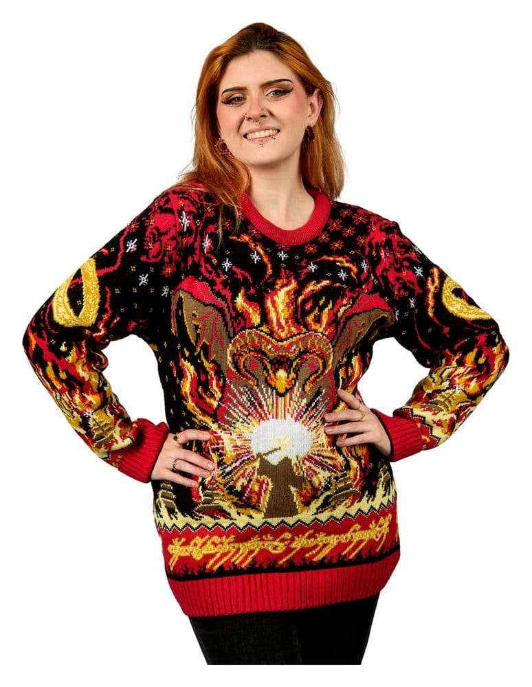 Der Herr der Ringe Christmas Pullover Balrog Größe XL - Preorder - ETA: 26.10.2026