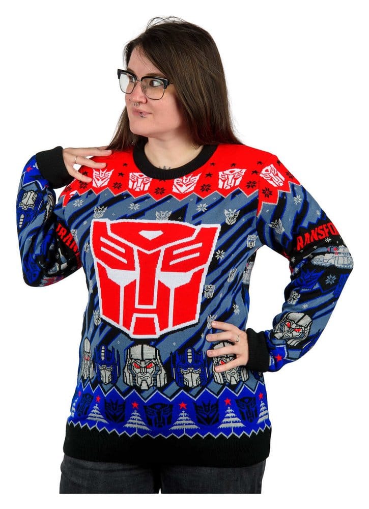 Transformers Christmas Pullover Größe XL - Preorder - ETA: 26.10.2026
