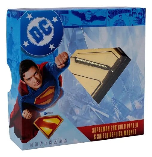 Superman Goldene Schild-Replik Magnet - Preorder - ETA: 25.01.2027