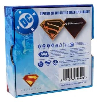 Superman Goldene Schild-Replik Magnet - Preorder - ETA: 25.01.2027