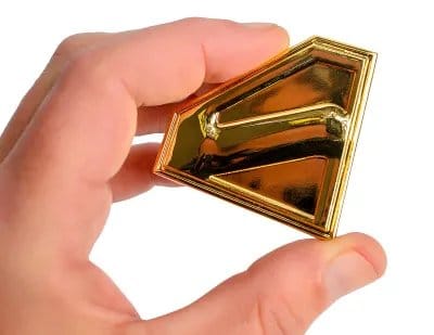 Superman Goldene Schild-Replik Magnet - Preorder - ETA: 25.01.2027