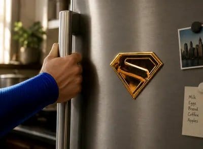 Superman Goldene Schild-Replik Magnet - Preorder - ETA: 25.01.2027