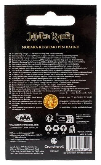 Jujutsu Kaisen Icon Anstecknadel Nobara Kugisaki - Preorder - ETA: 25.01.2027