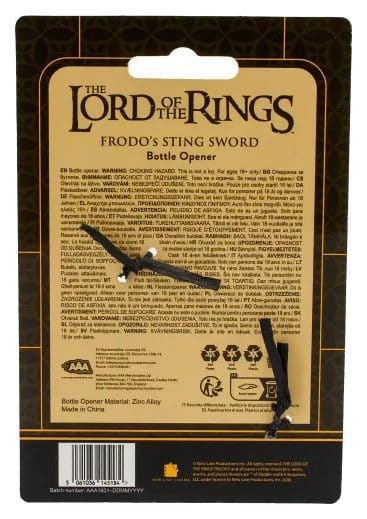 Herr der Ringe Flaschenöffner Schwert Sting - Preorder - ETA: 25.01.2027