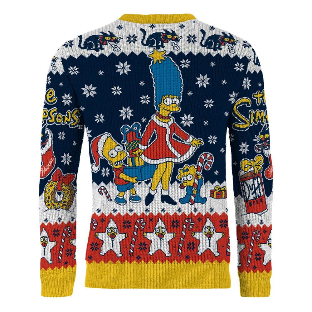 Simpsons Christmas Pullover D'oh Ho Ho! Größe M - Versand: 5-7 Tage nach Bestellung