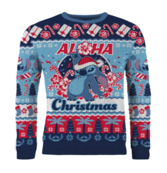 Lilo & Stitch Christmas Pullover Stitch Aloha Christmas  Größe L - Versand: 7 Tage nach Bestellung