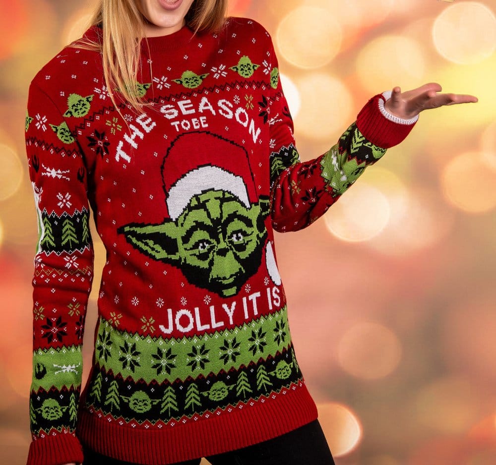 Star Wars Christmas Pullover Yoda Größe XS - Preorder - ETA: 26.10.2026