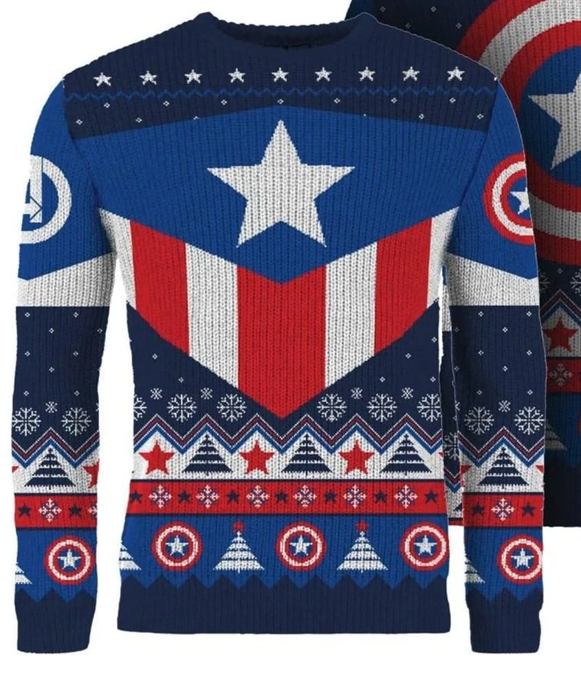 Captain America Christmas Pullover Größe M - Preorder - ETA: 26.10.2026