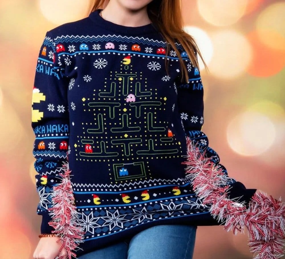 Pac-Man Christmas Pullover Größe XXXL - Preorder - ETA: 26.10.2026
