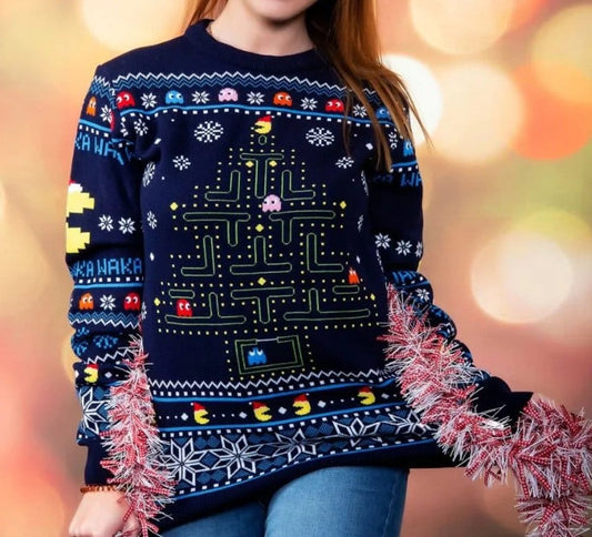 Pac-Man Christmas Pullover Größe XXL - Preorder - ETA: 26.10.2026