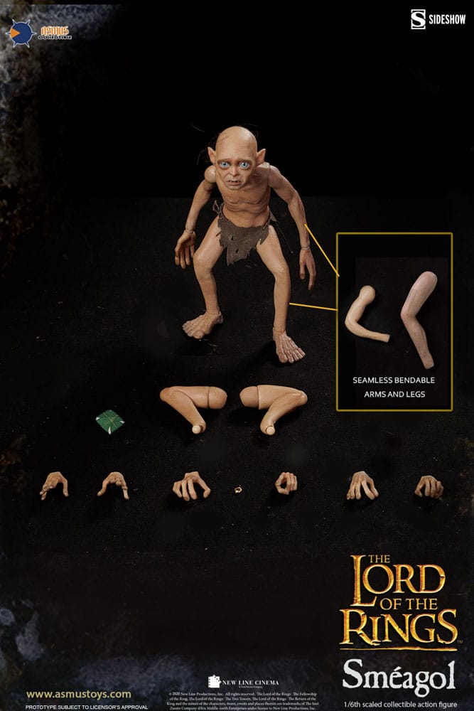 Herr der Ringe Actionfigur 1/6 Sméagol 20 cm - Versand: 5-7 Tage nach Bestellung