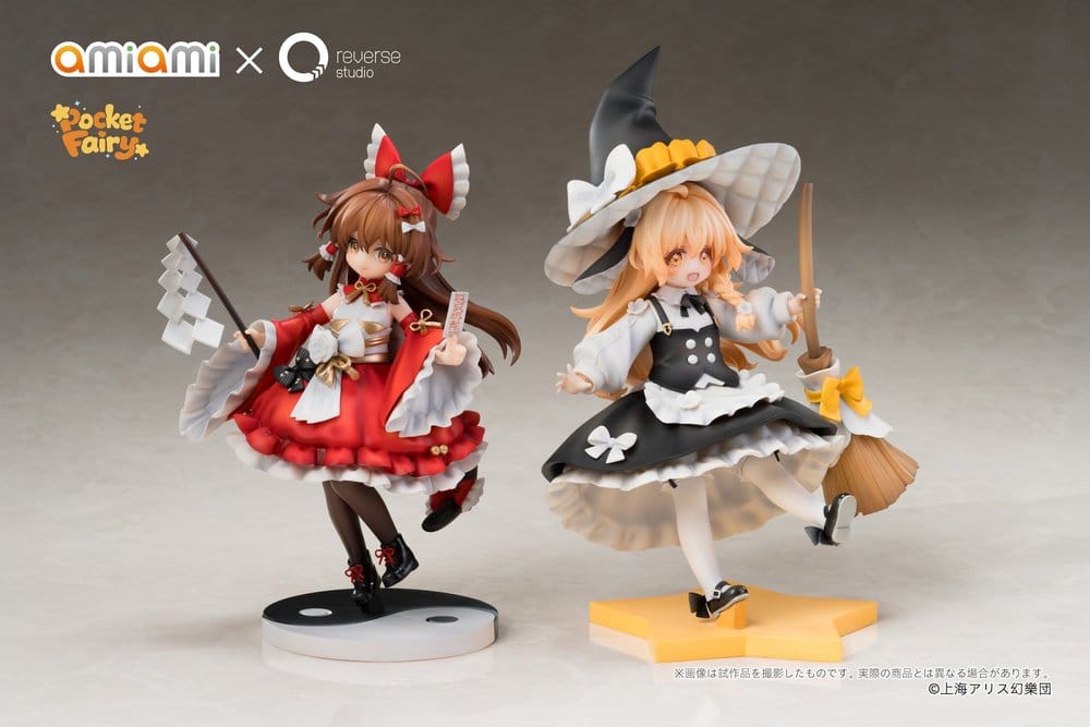 Touhou Project Reverse Palm Spirit PVC Figuren 2er-Pack Reimu Hakurei & Marisa Kirisame - Preorder - ETA: 25.01.2028