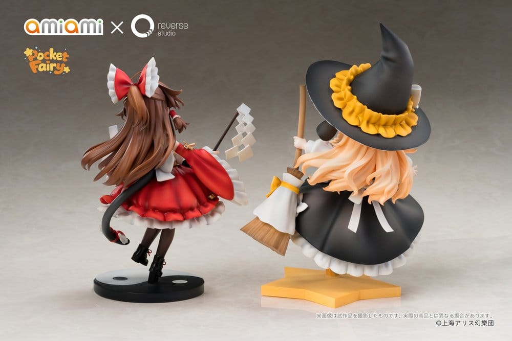 Touhou Project Reverse Palm Spirit PVC Figuren 2er-Pack Reimu Hakurei & Marisa Kirisame - Preorder - ETA: 25.01.2028