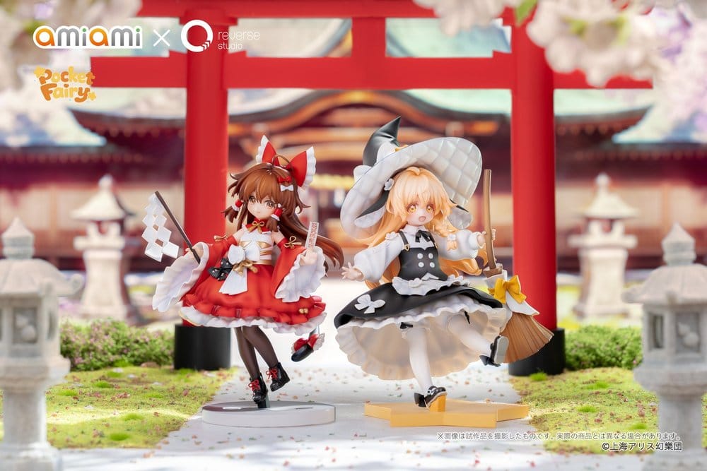 Touhou Project Reverse Palm Spirit PVC Figuren 2er-Pack Reimu Hakurei & Marisa Kirisame - Preorder - ETA: 25.01.2028