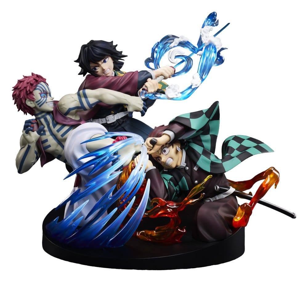 Demon Slayer: Kimetsu no Yaiba PVC Figur Tanjiro Kamado & Giyu Tomioka & Akaza 13 cm - Preorder - ETA: 25.06.2027