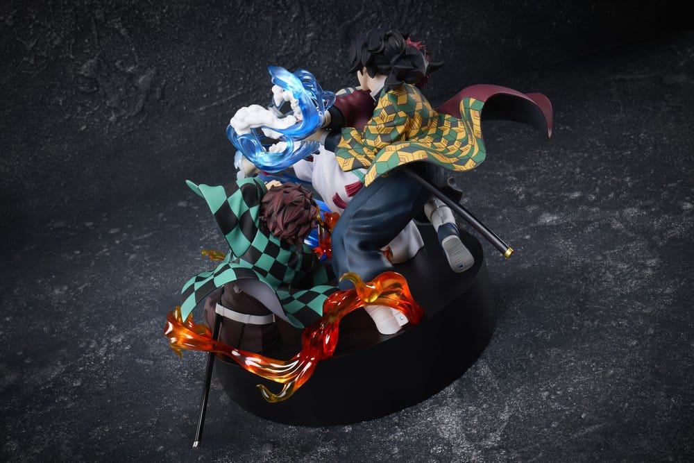 Demon Slayer: Kimetsu no Yaiba PVC Figur Tanjiro Kamado & Giyu Tomioka & Akaza 13 cm - Preorder - ETA: 25.06.2027