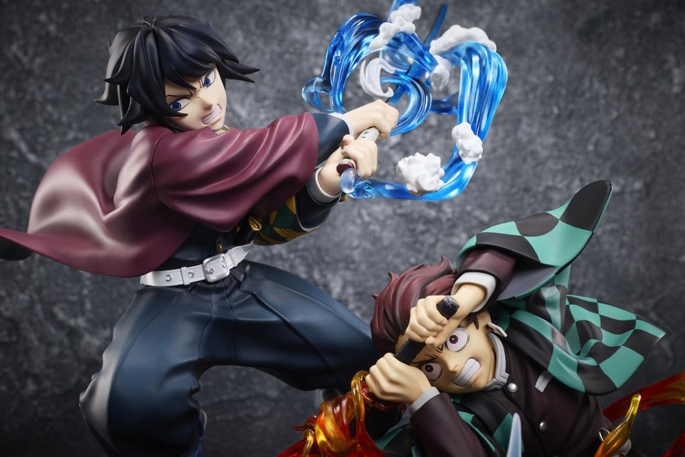 Demon Slayer: Kimetsu no Yaiba PVC Figur Tanjiro Kamado & Giyu Tomioka & Akaza 13 cm - Preorder - ETA: 25.06.2027