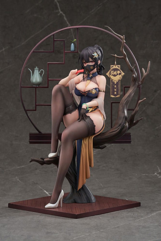 Original Character PVC Statue 1/7 Xiami China Dress Genboku Ver. 26 cm - Versand: 5-7 Tage nach Bestellung