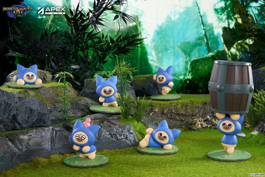 Monster Hunter Rise Sammelfiguren 6er-Pack Felyne Cat  - Preorder - ETA: 25.12.2025