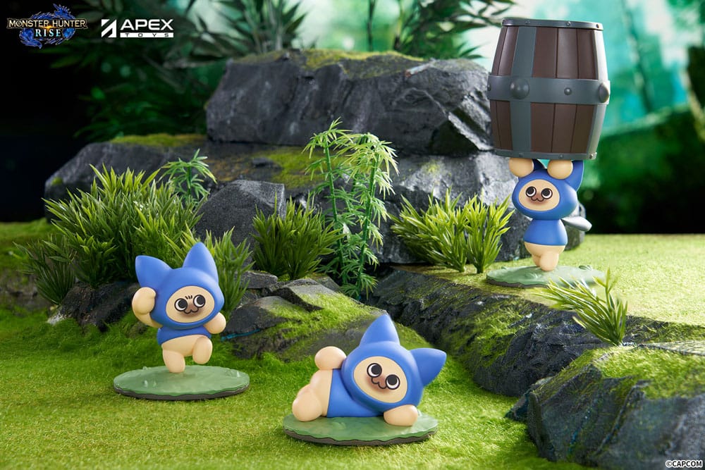 Monster Hunter Rise Sammelfiguren 6er-Pack Felyne Cat  - Preorder - ETA: 25.12.2025