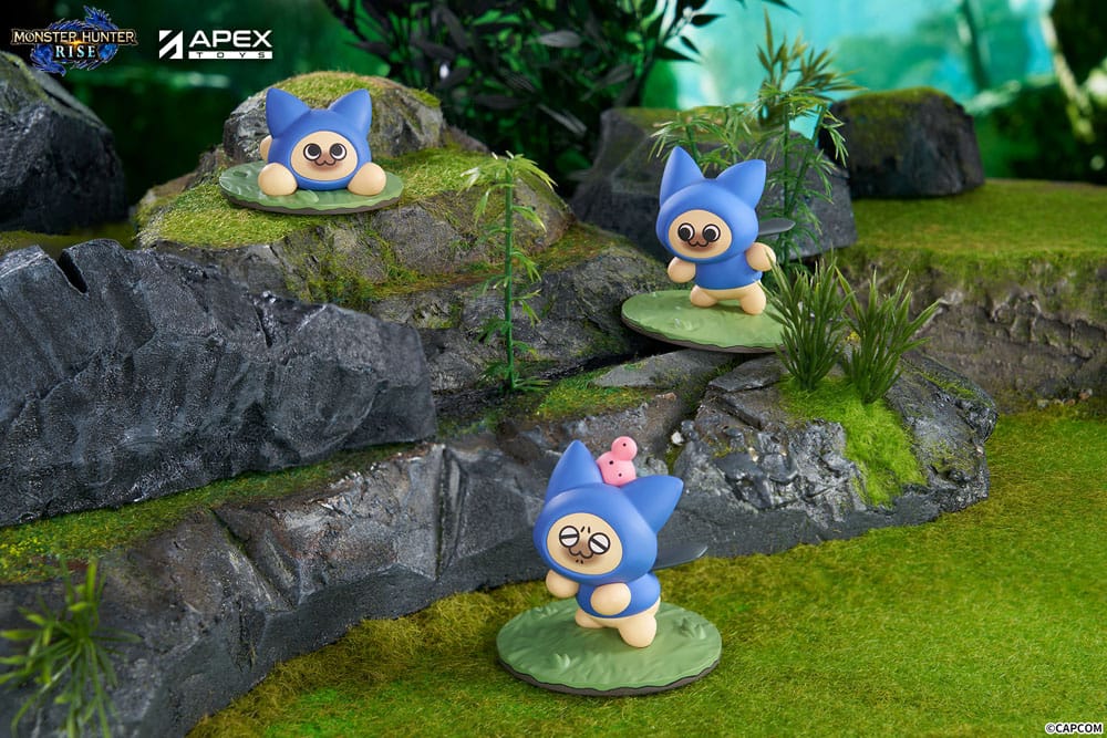 Monster Hunter Rise Sammelfiguren 6er-Pack Felyne Cat  - Preorder - ETA: 25.12.2025