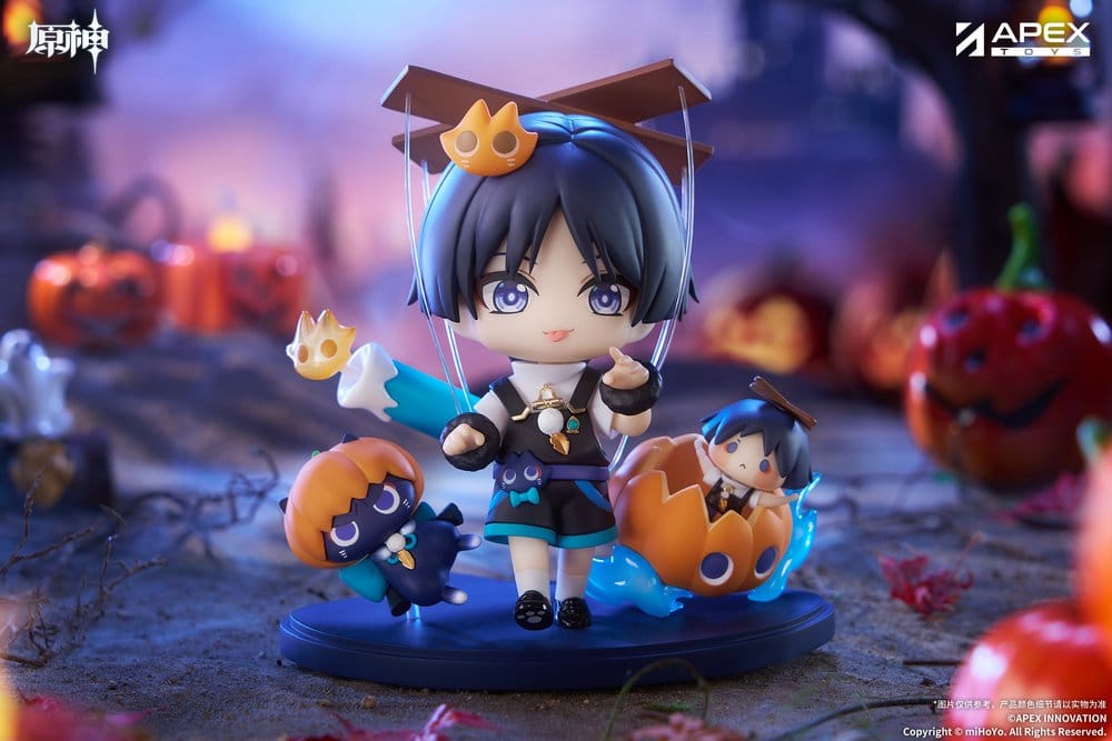 Genshin Impact You Ye Qi Xiang Series Chibi Chara PVC Statue Wanderer 10 cm        - Preorder - ETA: 25.03.2027