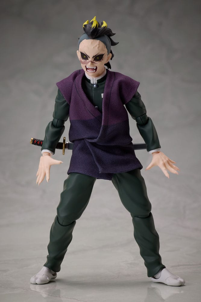 Demon Slayer: Kimetsu no Yaiba BUZZmod Actionfigur 1/12 Genya Shinazugawa 15 cm   - Versand: 5-7 Tage nach Bestellung