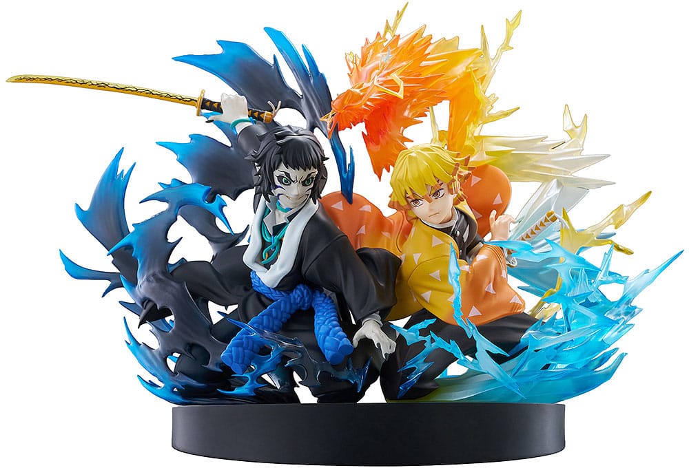 Demon Slayer: Kimetsu no Yaiba PVC Statue Zenitsu Agatsuma & Kaigaku 15 cm     - Preorder - ETA: 25.01.2027