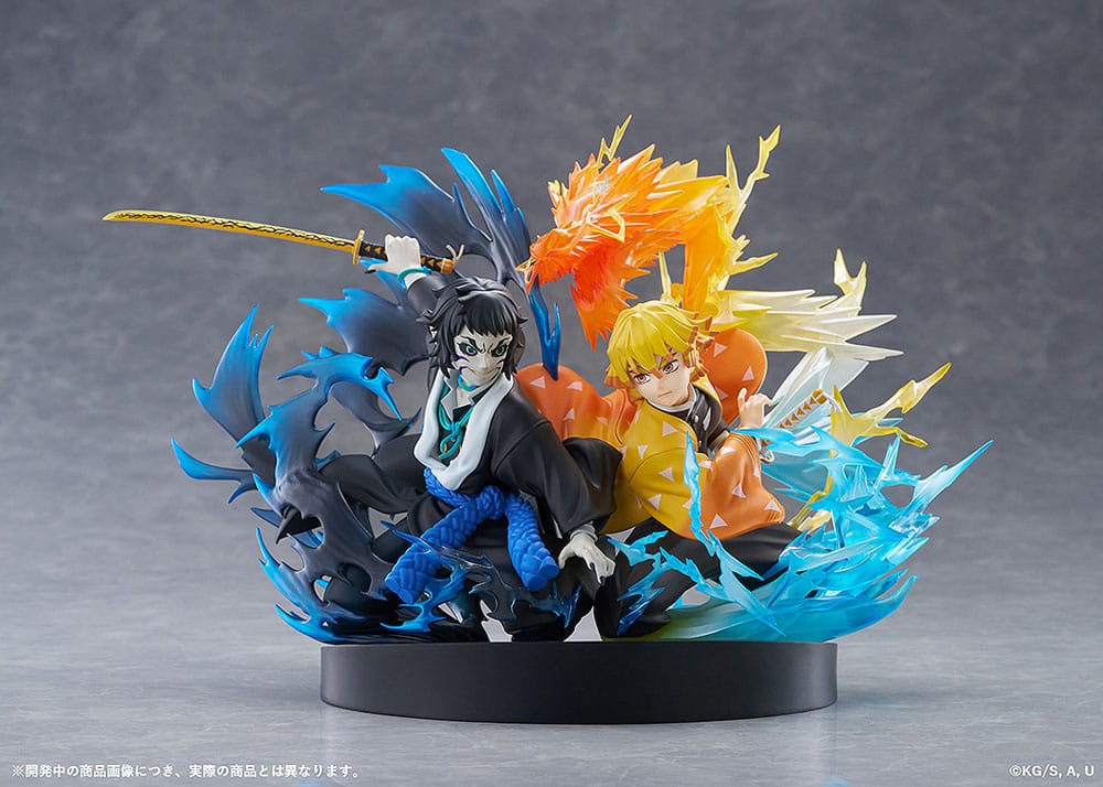 Demon Slayer: Kimetsu no Yaiba PVC Statue Zenitsu Agatsuma & Kaigaku 15 cm     - Preorder - ETA: 25.01.2027