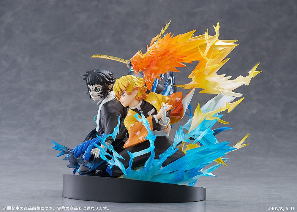 Demon Slayer: Kimetsu no Yaiba PVC Statue Zenitsu Agatsuma & Kaigaku 15 cm     - Preorder - ETA: 25.01.2027