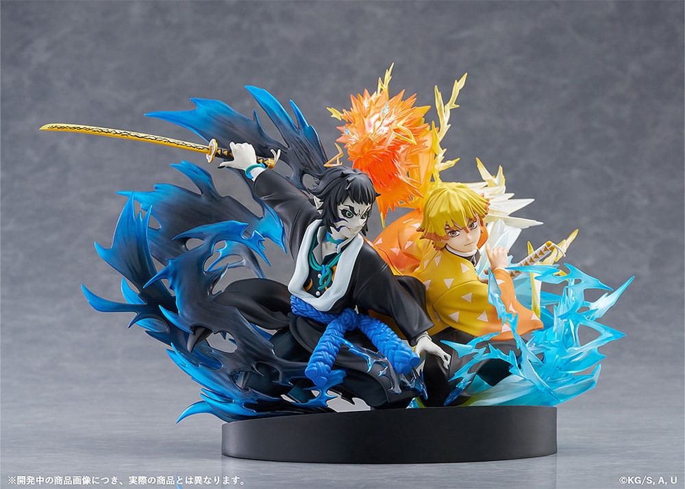 Demon Slayer: Kimetsu no Yaiba PVC Statue Zenitsu Agatsuma & Kaigaku 15 cm     - Preorder - ETA: 25.01.2027